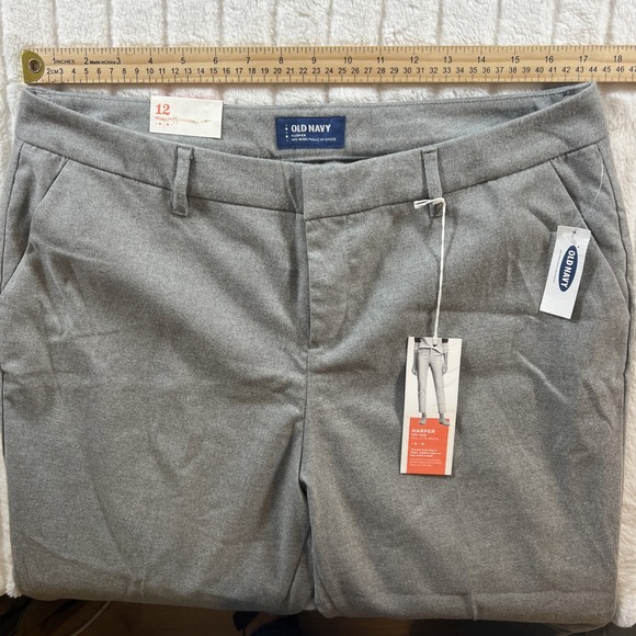 Old Navy Womens Pants Gray Size 12 Harper Mid Rise Stretch Polyester Blend NWT - Picture 5 of 9